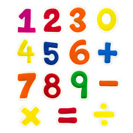 Zahlen Magnet Set mit Rechenzeichen Dekoration für Schuleinführung Kindergeburtstag für Jungen Mädchen