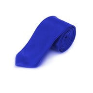 Krawatte Schlips schmal Binder Style - königsblau