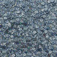 1400 Pailletten Konfetti gewölbt - ice blue Glitzereffekt