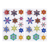 26 Mandala Sticker Blumen Aufkleber zum Spielen Basteln Scrapbooking für Kindergeburtstag Mädchen