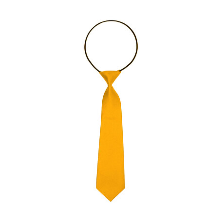 Kinder Krawatte Schlips für Jungs Jungen Junge gebunden dehnbar - gelb
