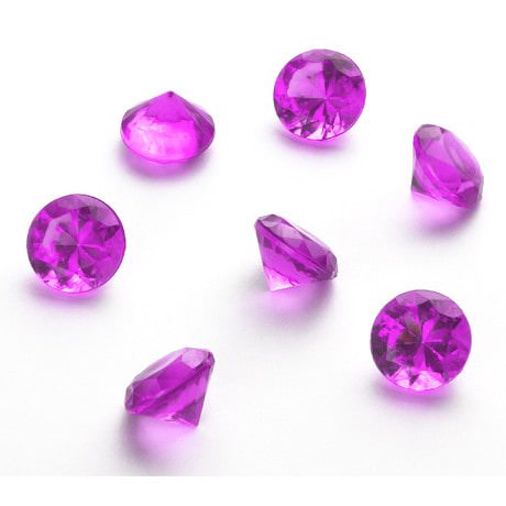 Deko Diamanten Dekosteine Tischdeko Dekoration 20mm - pink