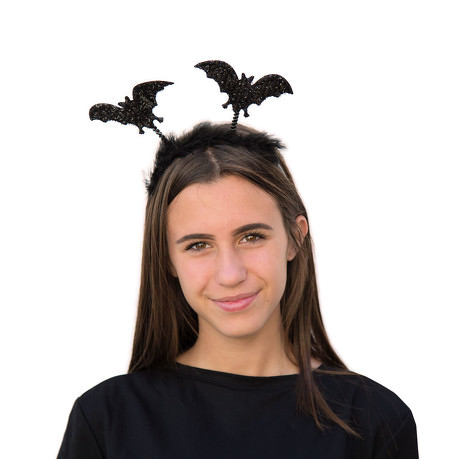 Fledermaus Haarreifen Horror Halloween Karneval Fasching Kostüm Accessoire
