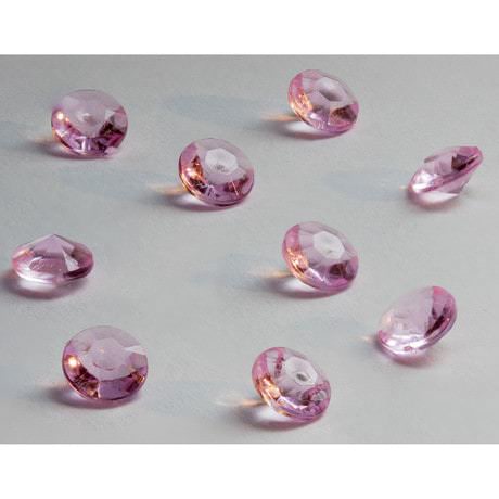 Deko Diamanten Dekosteine Tischdeko Dekoration 10mm - rosa