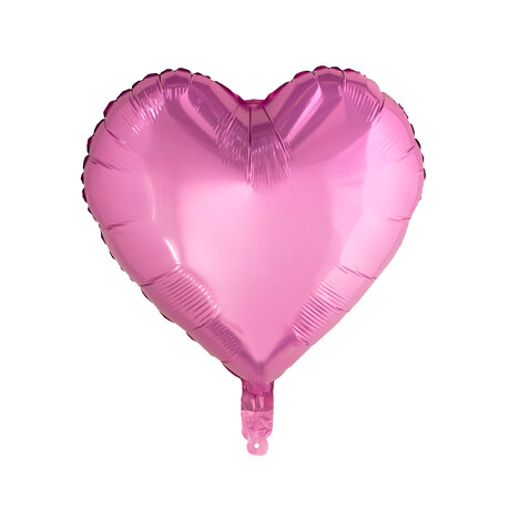 Folien Luftballon Herz Form Kinder Geburtstag Baby Shower Mädchen Party JGA Hochzeit - rosa
