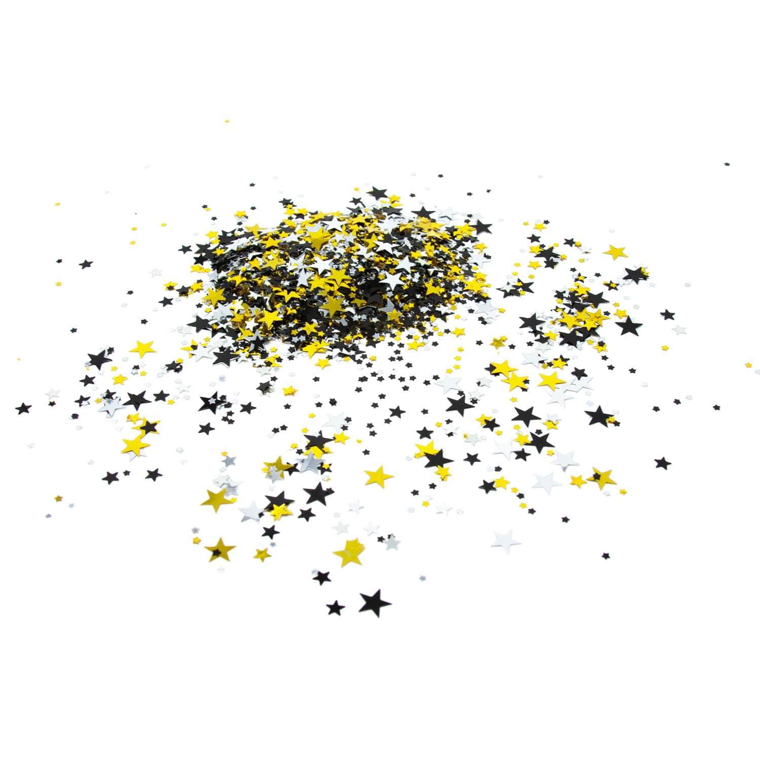 Sterne Konfetti Streu Deko Metallic Schwarz Folie Basteln ca. 900x  Weihnachten