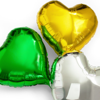 Folien Luftballon Herz Form Kinder Geburtstag Baby Shower Mädchen Jungs Party JGA Hochzeit - grün