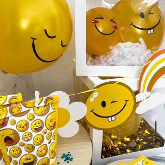 6 Smiley Geschenktüten Pferd Papiertüten für Kinder Geburtstag Motto Party Einschulung Mitgebsel