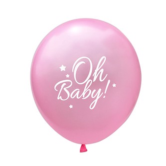 Konfetti Luftballon Set für Baby Shower Party Mädchen 15 Deko Ballons rosa gold