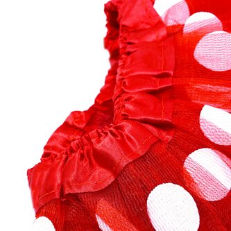 Kinder Maus Mouse Kostüm Accessoire Set - Tutu + Handschuhe für Mädchen Fasching Karneval Motto Party