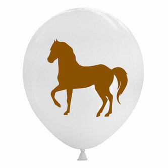 10 Pferde Luftballons für Kinder Geburtstag Motto Party Schuleinführung Pferd Western Ballons Farbmix
