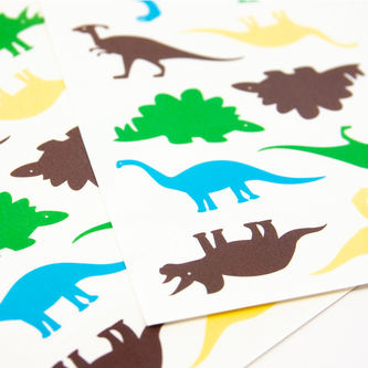 20 Temporäre Tattoos Kinder Dinosaurier Tattoo Set Klebetattoos für Kinder zum Spielen Dino Motive