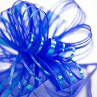 Geschenkschleife mit Geschenkband Groß Deko Schleife Geschenkdeko - dunkelblau