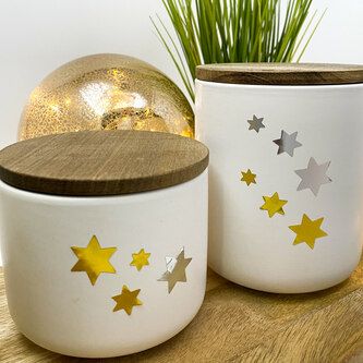 86 Sterne Sticker Stern Aufkleber für Weihnachten Weihnachtsdeko Geschenkdeko Basteln Glänzend - silber