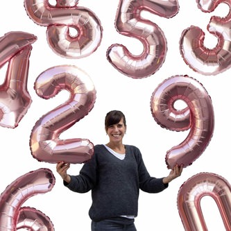 18. Geburtstag Party Deko Set - 18th Birthday Schärpe + Zahl 18 Ballons + Konfetti