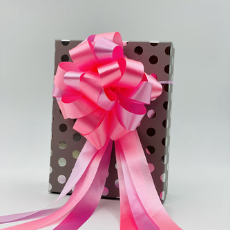 Geschenkschleife mit Geschenkband Groß Deko Schleifen - hellrosa rosa