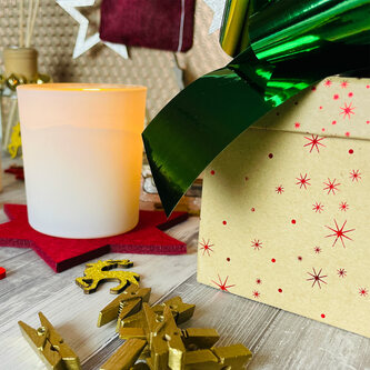 Geschenkschleife Deko Schleife für Geschenke Tüten Zuckertüte Weihnachten Geschenkdeko Metallic - grün