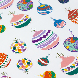 Weihnachten Sticker Set - Weihnachtliche Aufkleber zum Dekorieren Basteln für Geschenke Grußkarten Advent Deko