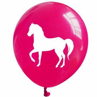Pferde Western Party Kinder Geburtstag Deko Set - Girlande + Konfetti Set + 10 Luftballons