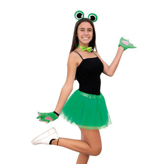 Frosch Handschuhe Froschhände Kostüm Accessoires Karneval Fasching Motto Party Unisex