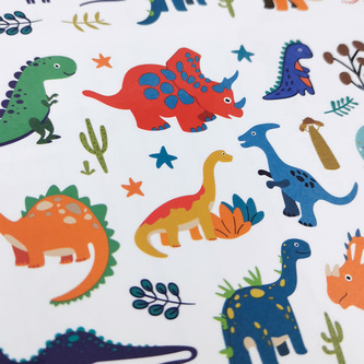 108 Temporäre Tattoos Kinder Dinosaurier Tattoo Set Klebetattoos für Kinder zum Spielen Dino Motive