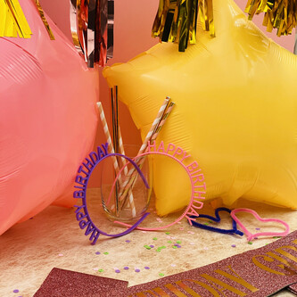 Folien Luftballon Stern Form Kinder Geburtstag Silvester Party JGA Hochzeit - gelb pastellfarben