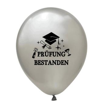 Konfetti Luftballon Set 10 Stk. Prüfung bestanden Schulabschluss Abitur Studium